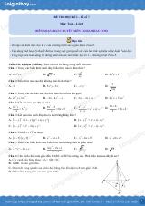 Đề thi học kì 1 Toán 8 Chân trời sáng tạo - Đề số 7